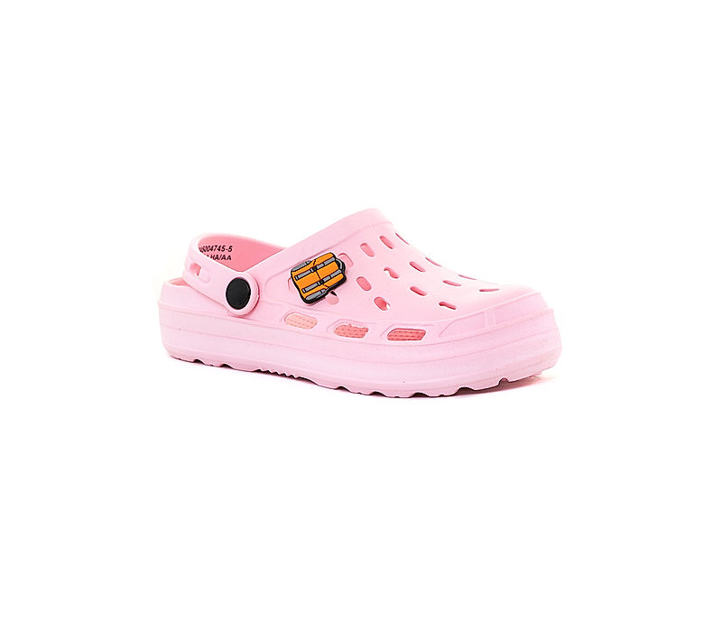 KHADIM Adrianna Pink Washable Clog Sandal for Girls - 5-13 yrs (7450045)