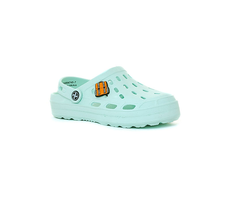 KHADIM Adrianna Turquoise Washable Clog Sandal for Girls - 5-13 yrs (7450047)