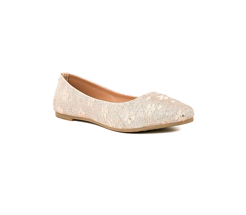 KHADIM Rose Gold Ballerina Casual Shoe for Women (2708845)