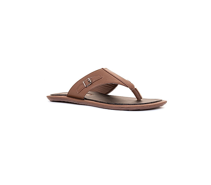 KHADIM Brown Casual Flip Flops for Men (6410184)