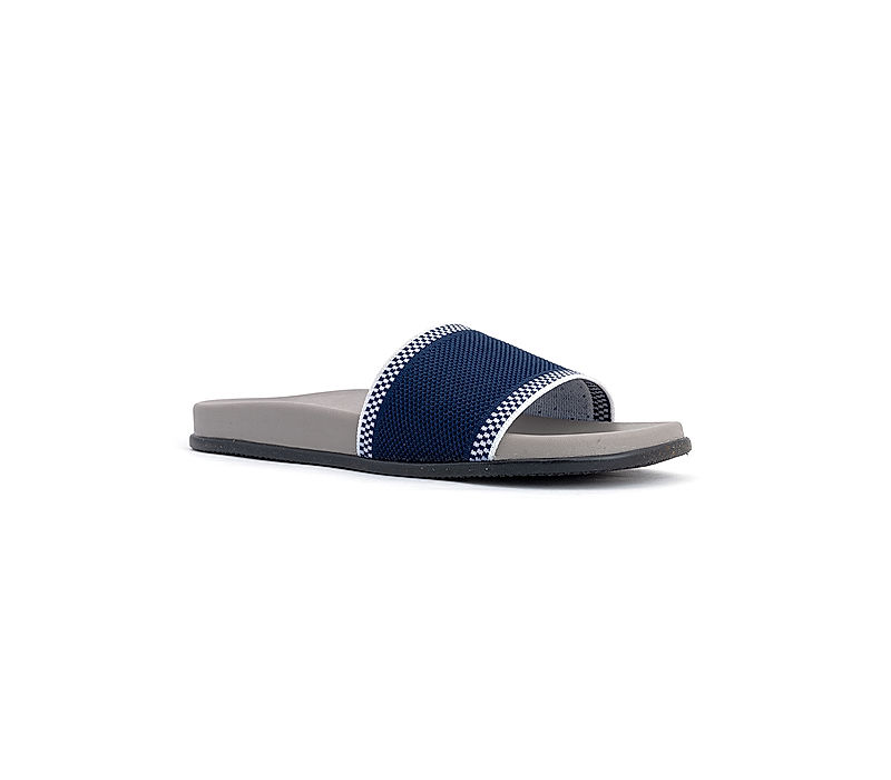 KHADIM Pro Navy Blue Casual Mule Slide Slippers for Women (6550119)