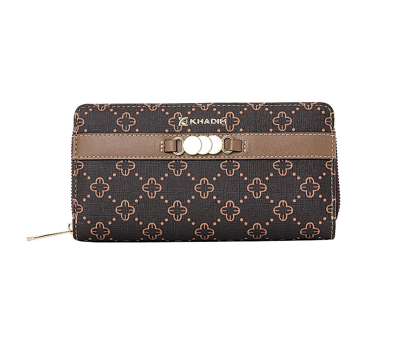 Khadim Brown Clutch Bag Wallet for Women (4514514)