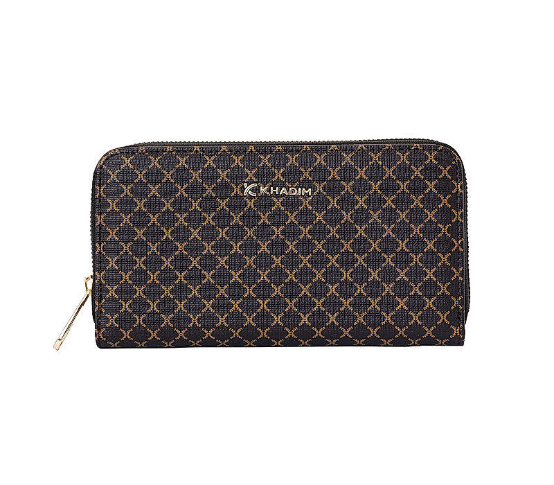 Khadim Brown Clutch Bag Wallet for Women (4514604)