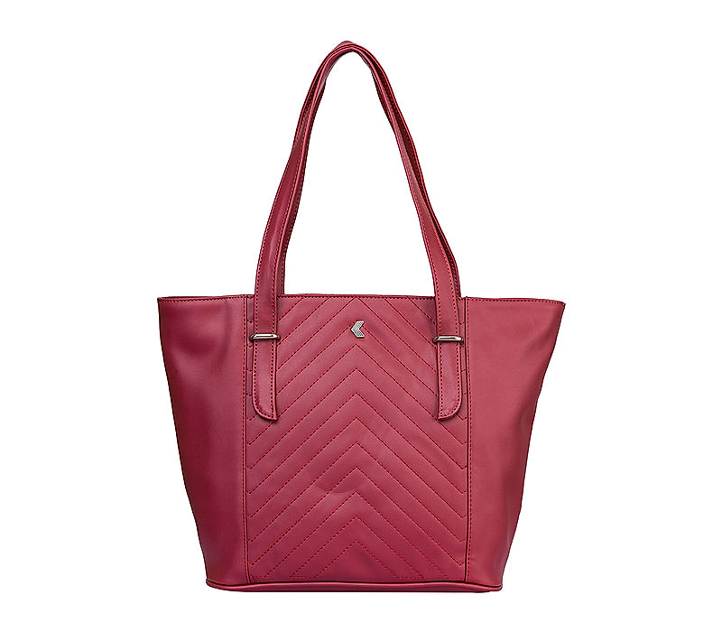 Khadim Burgundy Handbag for Women (5210965)