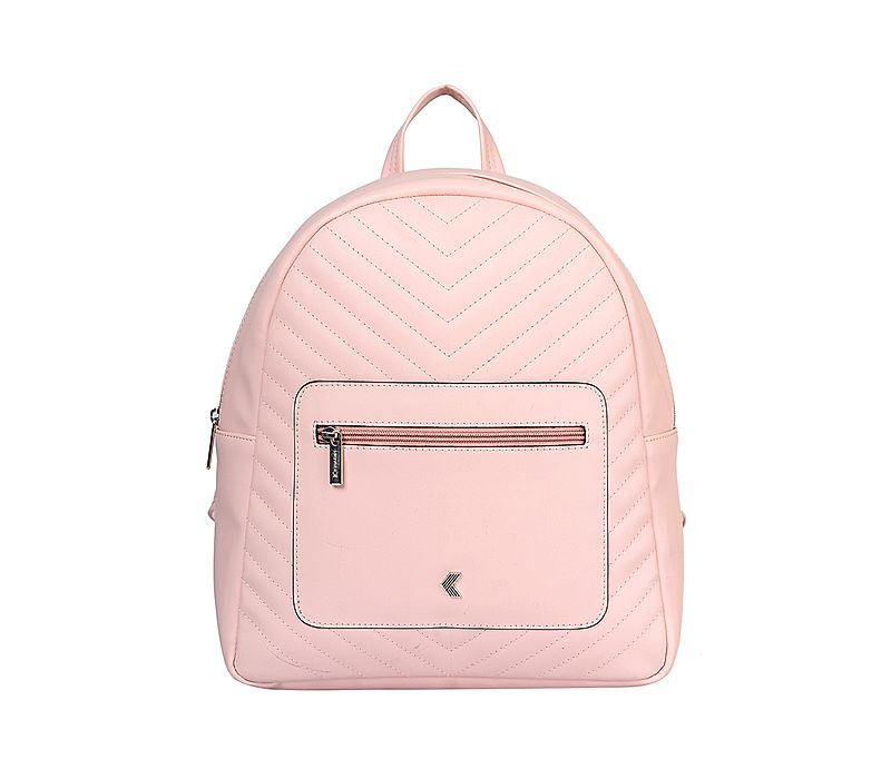 Khadim Pink Casual Backpack for Women (5211215)