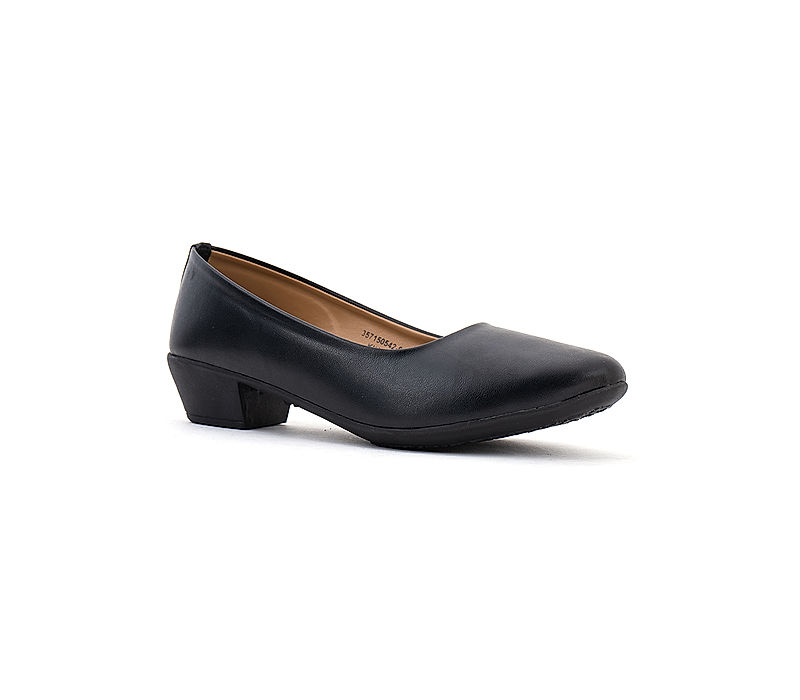 KHADIM Black Formal Pump Shoe Heels for Women (3571506)