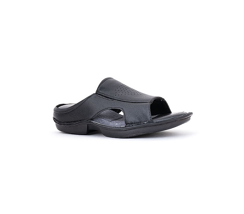 KHADIM Softouch Black Casual Mule Slip On Sandal for Men (9361036)