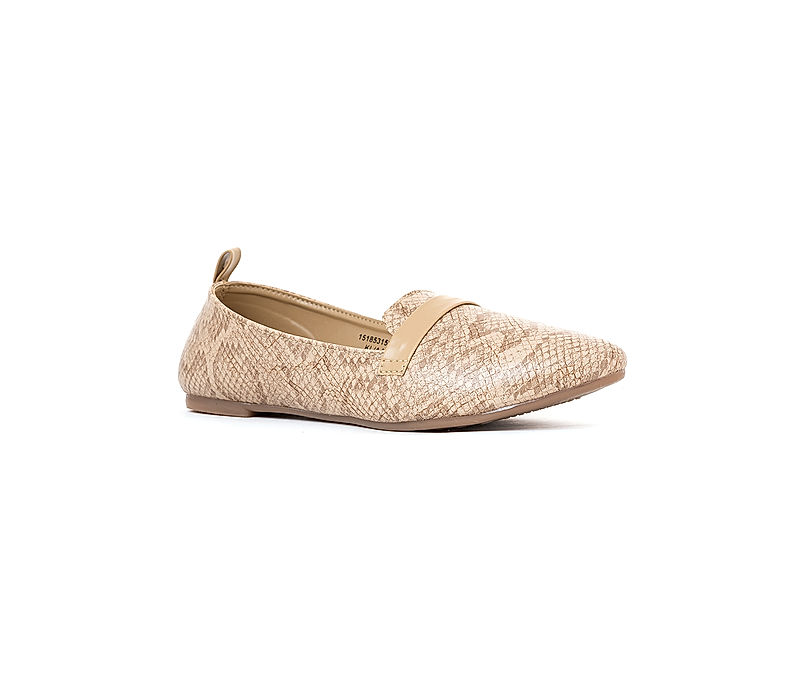 KHADIM Cleo Beige Ballerina Casual Shoe for Women (1518538)