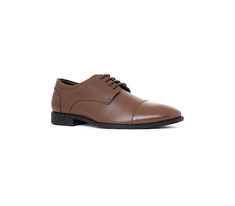 KHADIM British Walkers Brown Leather Formal Derby Shoe for Men (3592474)