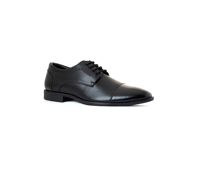 KHADIM British Walkers Black Leather Formal Derby Shoe for Men (3592476)