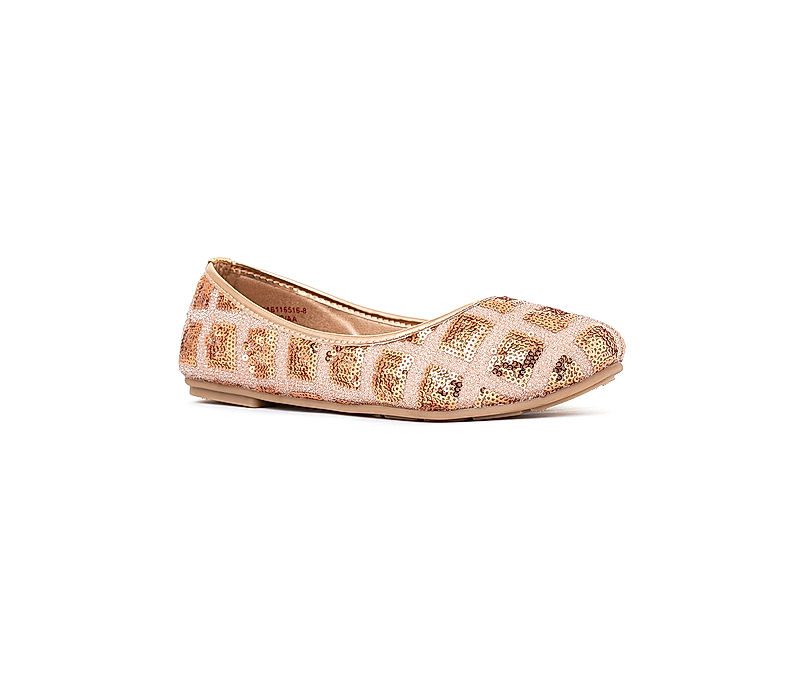 KHADIM Rose Gold Ballerina Casual Shoe for Women (5161168)