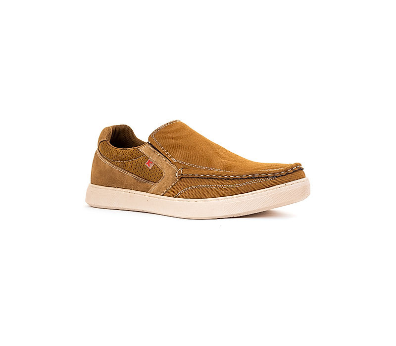 KHADIM Lazard Beige Slip On Sneakers Casual Shoe for Men (5406858)