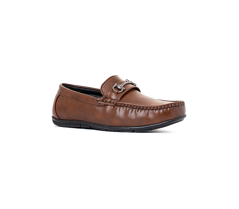 KHADIM Brown Moccasins Casual Shoe for Men (7140104)