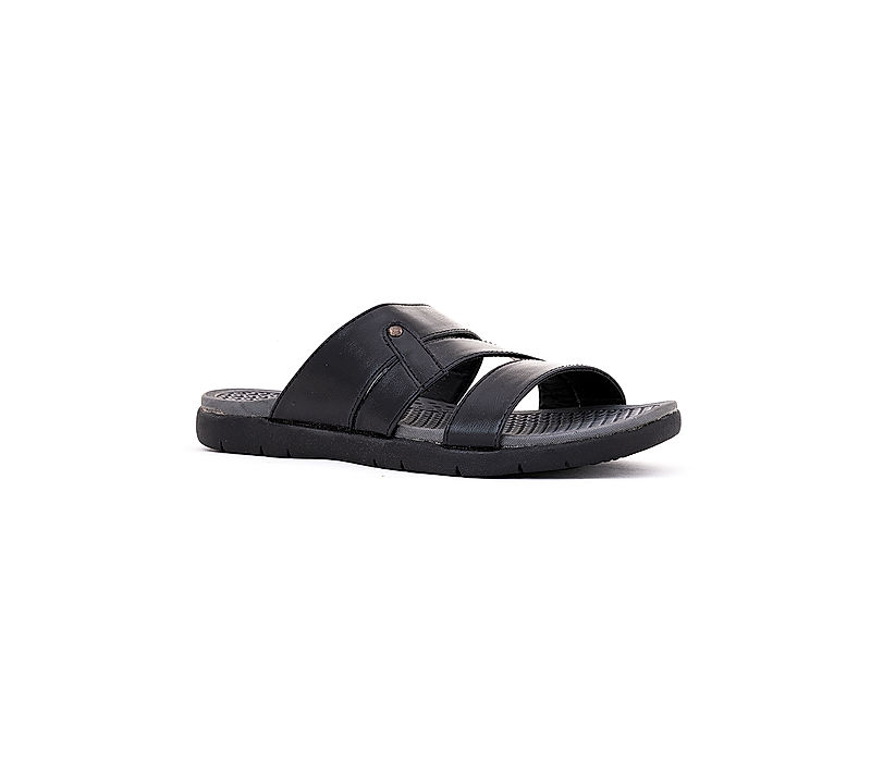 KHADIM Black Casual Mule Slip On Sandal for Men (6490056)