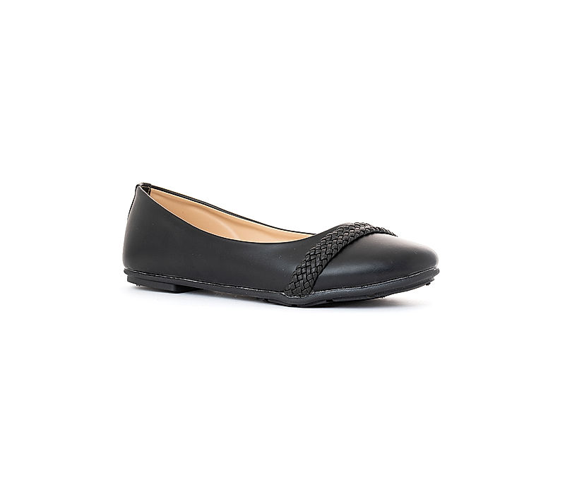 KHADIM Black Ballerina Casual Shoe for Women (6537576)