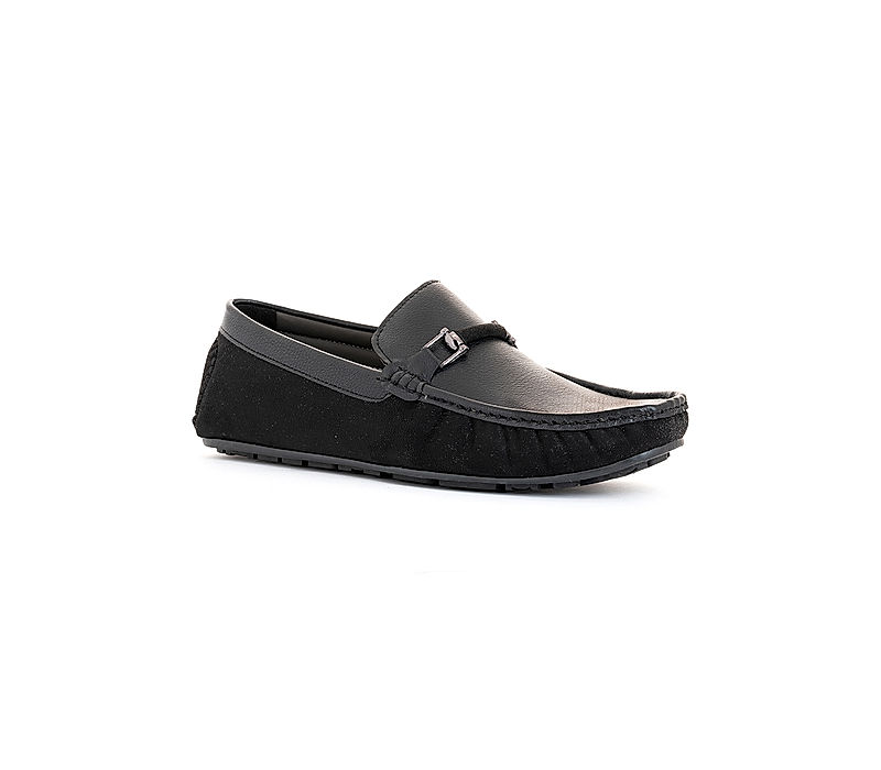 KHADIM Lazard Black Horsebit Loafers Casual Shoe for Men (7160236)