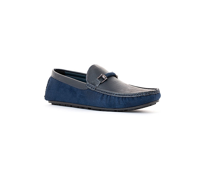 KHADIM Lazard Navy Blue Horsebit Loafers Casual Shoe for Men (7160239)