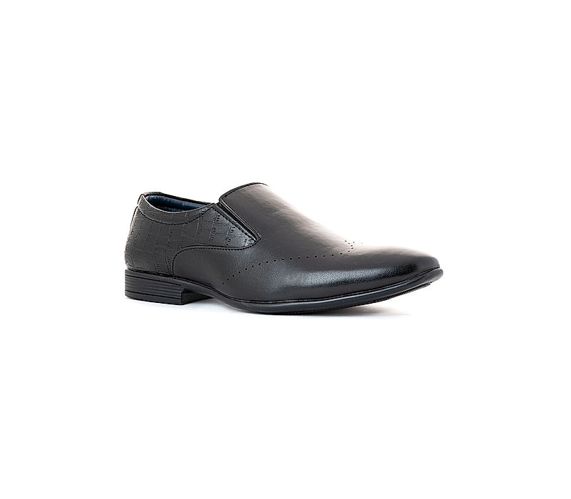 KHADIM Black Formal Slip On Shoe for Men (7236376)