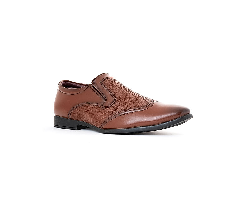 KHADIM Brown Formal Slip On Shoe for Men (7236383)