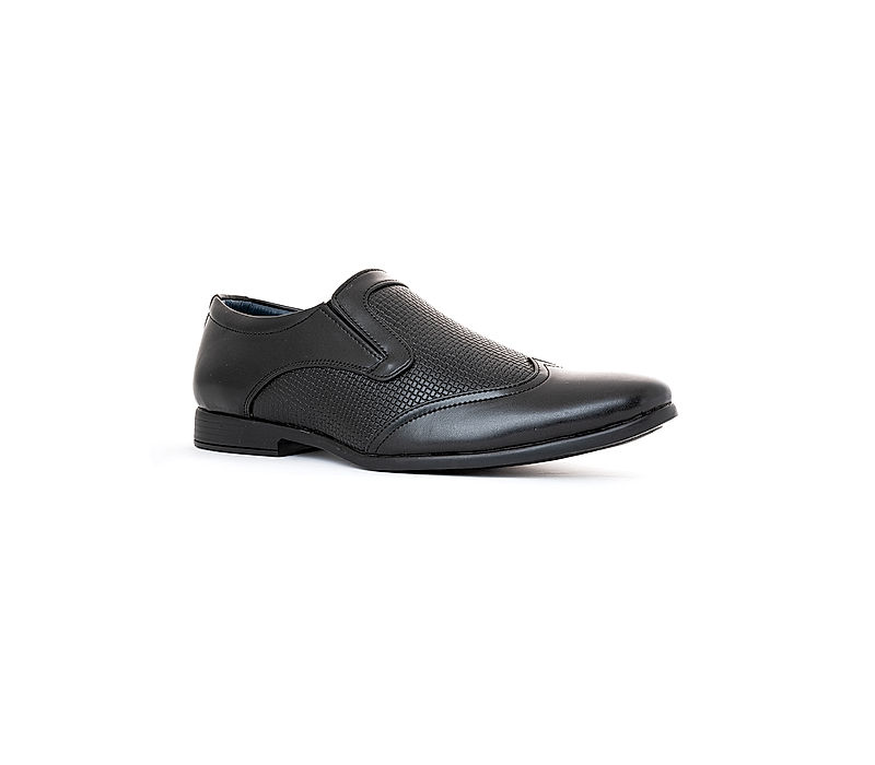 KHADIM Black Formal Slip On Shoe for Men (7236386)