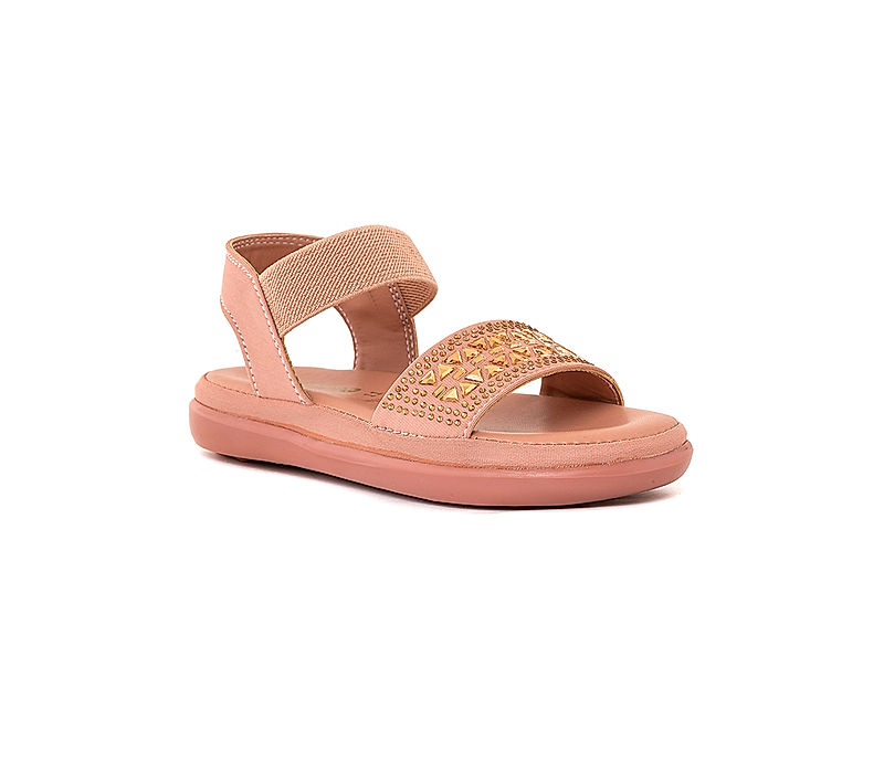 KHADIM Adrianna Pink Flat Slingback Sandal for Girls - 4.5-12 yrs (3813255)