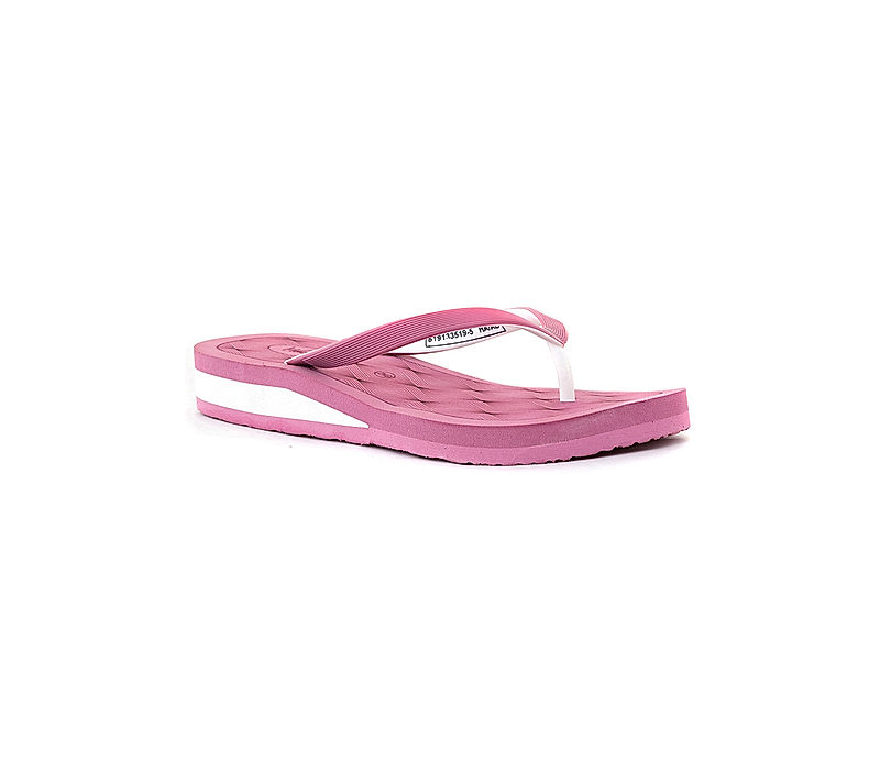 KHADIM Waves Mauve Casual Slippers for Women (5191335)