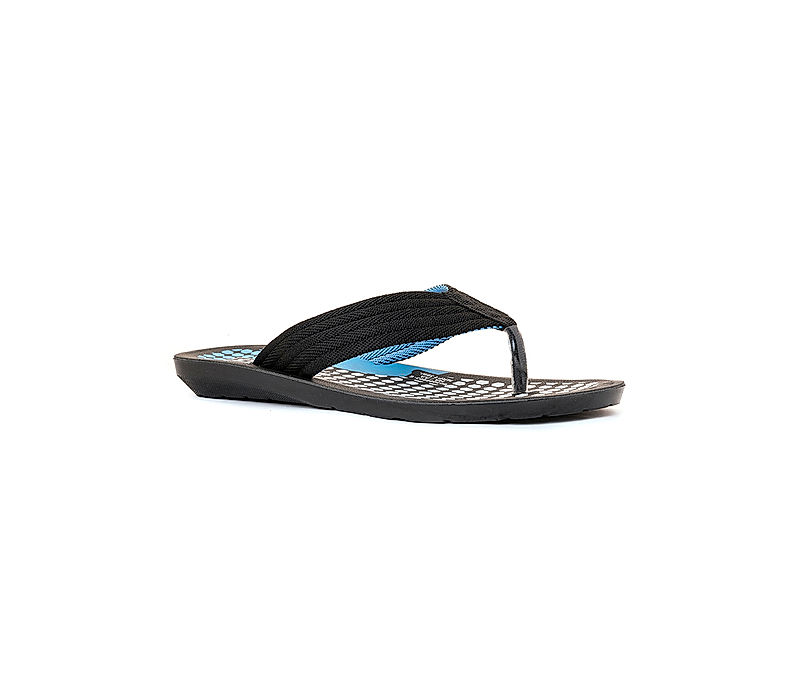 KHADIM Black Casual Slippers for Men (6030886)