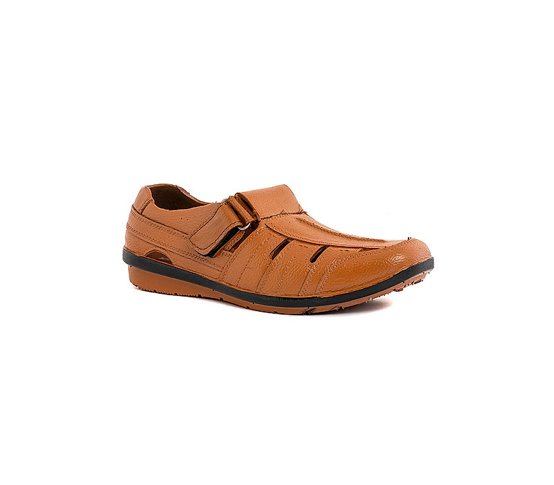 KHADIM Brown Washable Sandal Shoe for Men (6540244)