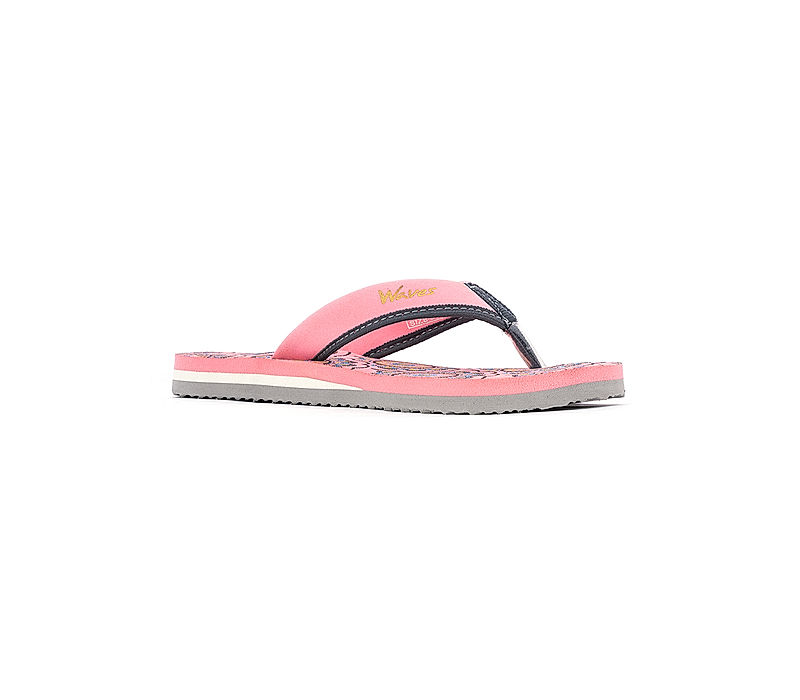 KHADIM Waves Pink Indoor Thong Slippers for Women (4131835)