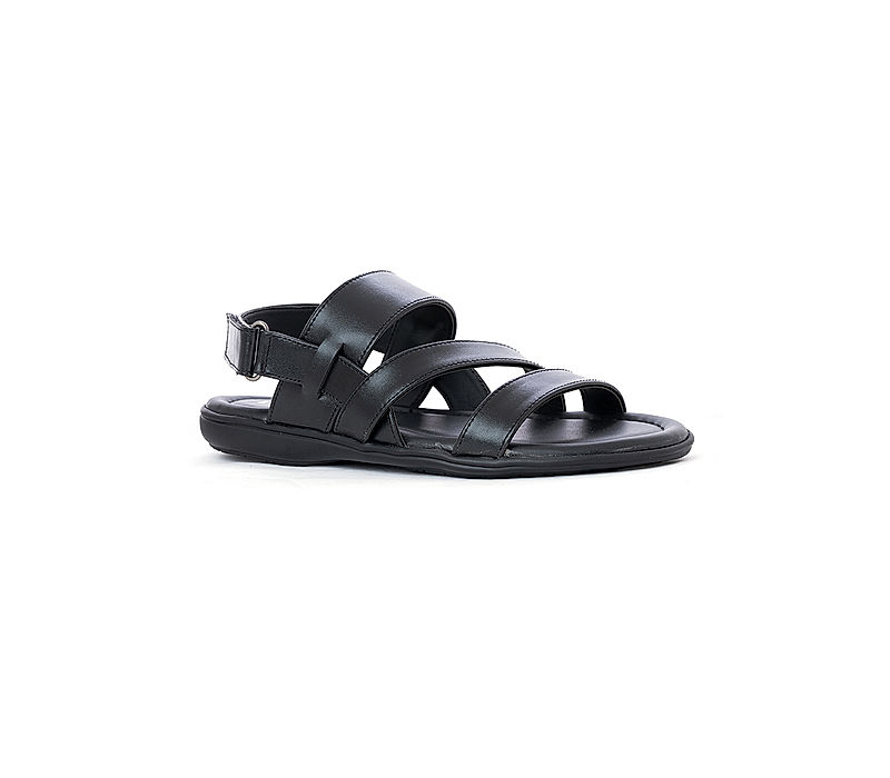 KHADIM Lazard Black Casual Sandal for Men (6550156)