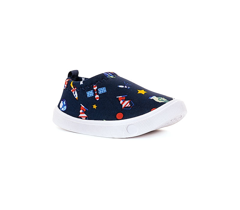 KHADIM Bonito Navy Blue Slip On Canvas Shoe Sneakers for Kids - 2-4.5 yrs (2943479)