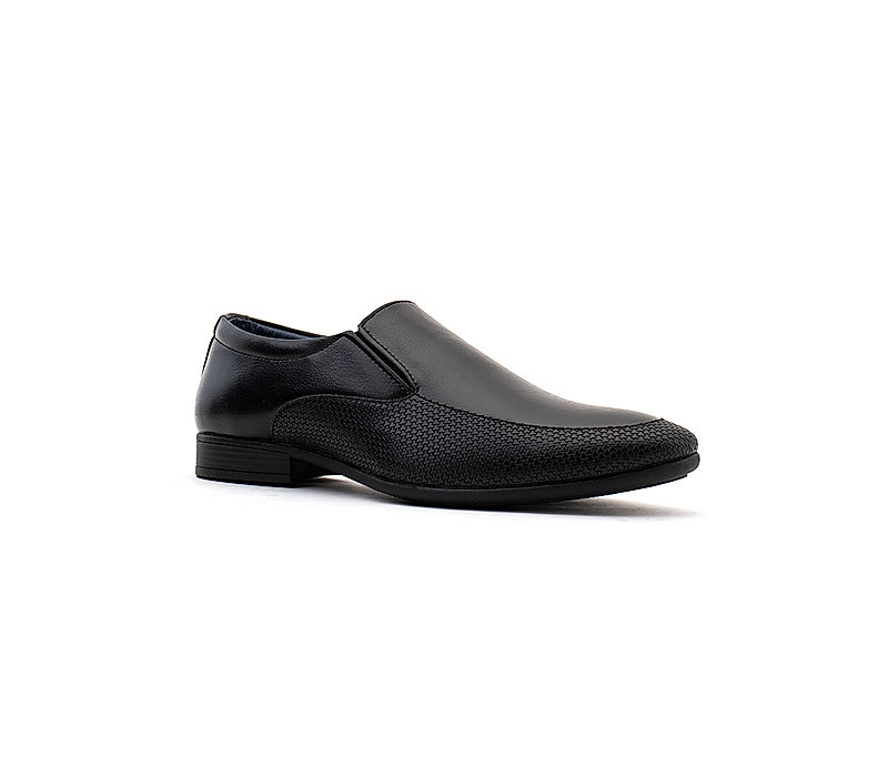 KHADIM Black Formal Slip On Shoe for Men (7236246)