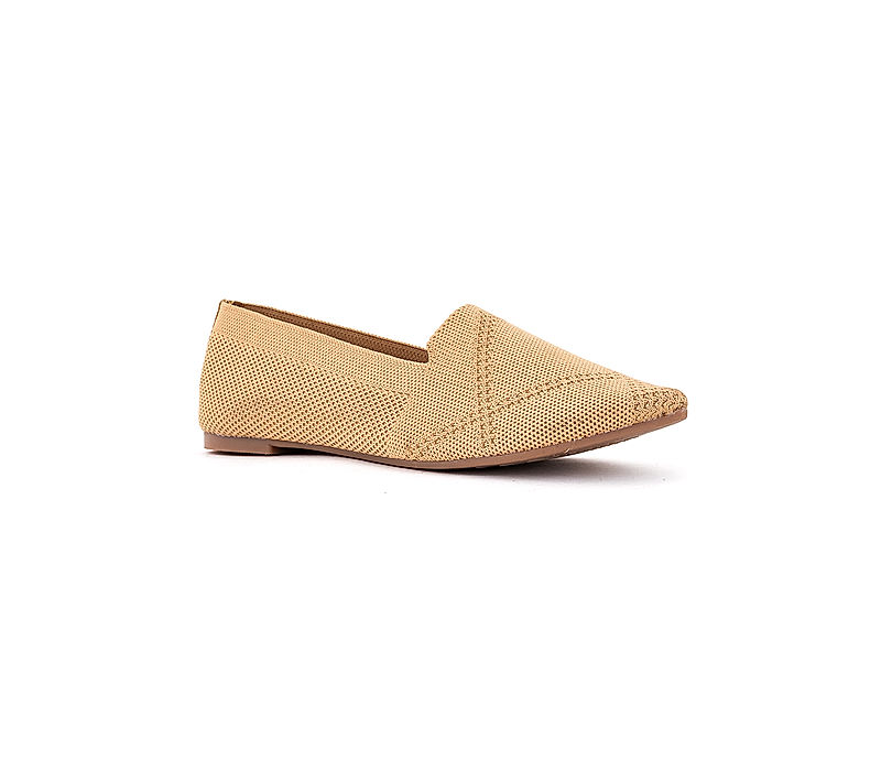 Cleo Beige Loafers Casual Shoe for Women