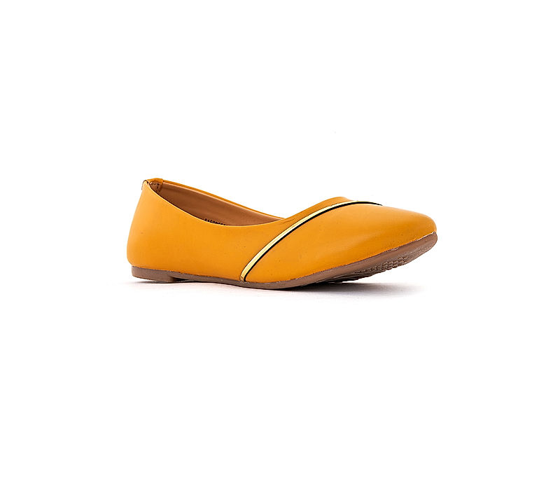 KHADIM Cleo Yellow Ballerina Casual Shoe for Women (5160958)