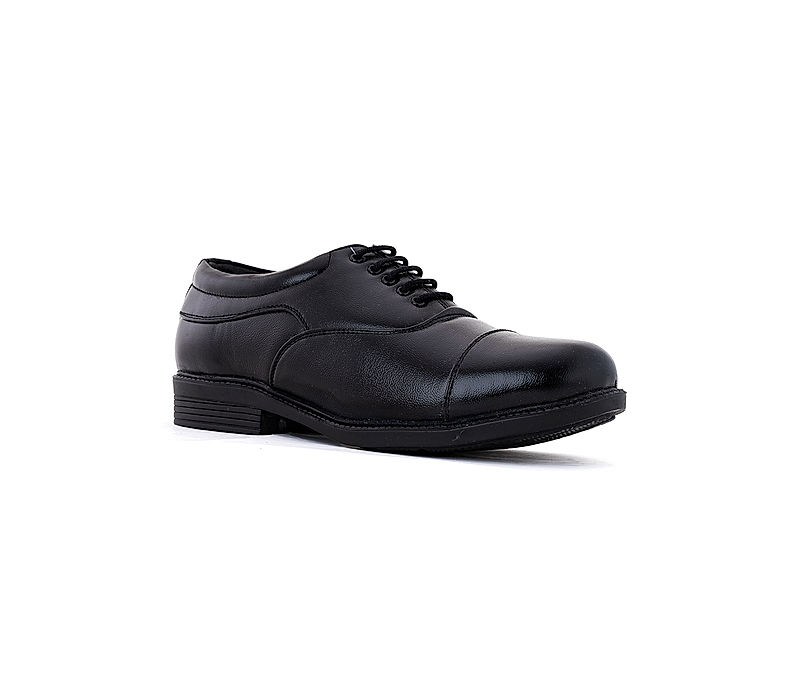 KHADIM Black Leather Formal Oxford Shoe for Men (5180186)