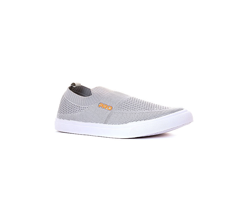 KHADIM Pro Grey Slip On Sneakers Casual Shoe for Men (6313082)