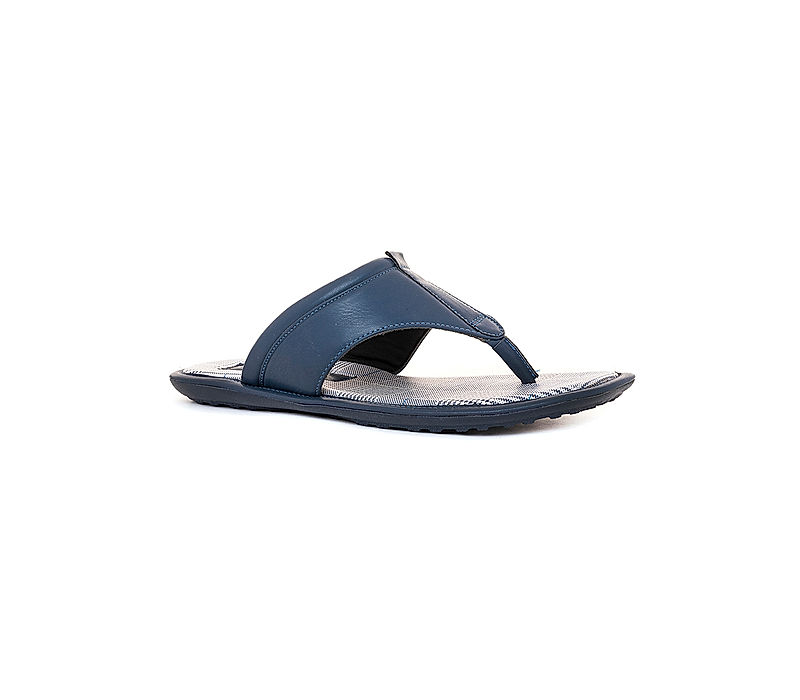 KHADIM Navy Blue Casual Flip Flops for Men (6410169)