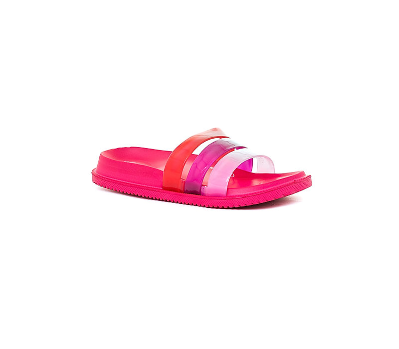 KHADIM Waves Pink Washable Mule Slide Slippers for Women (6760325)