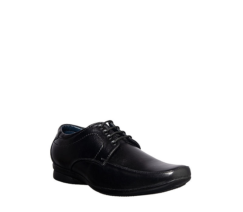 KHADIM Black Leather Formal Derby Shoe for Men (4532286)