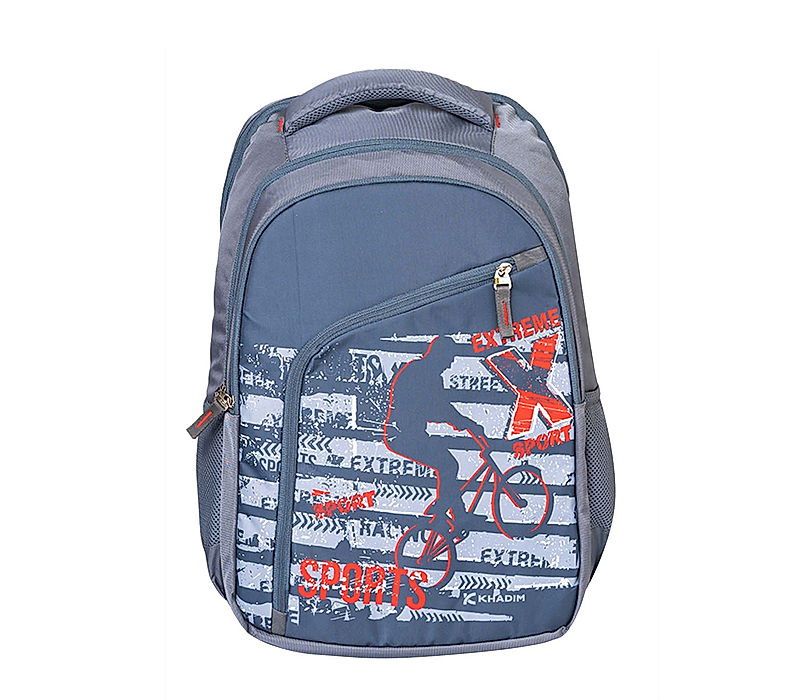 Khadim Grey School Bag Backpack for Kids (1420022)