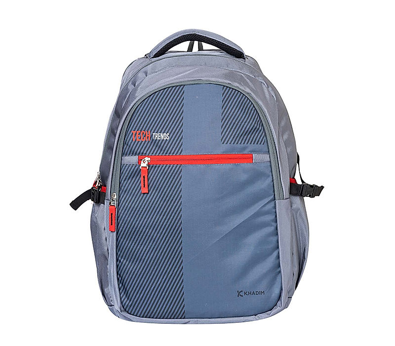 Khadim Grey Casual Backpack with Laptop Sleeve for Men (1420032)