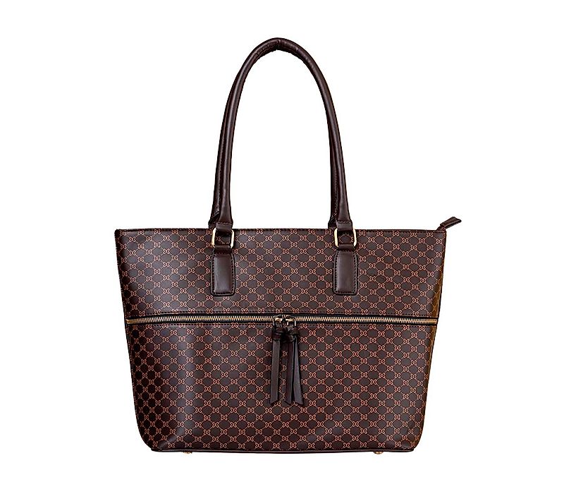 Khadim Brown Tote Handbag for Women (3484254)