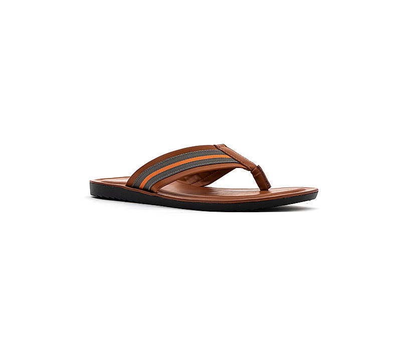 KHADIM Brown Casual Flip Flops for Men (2708553)