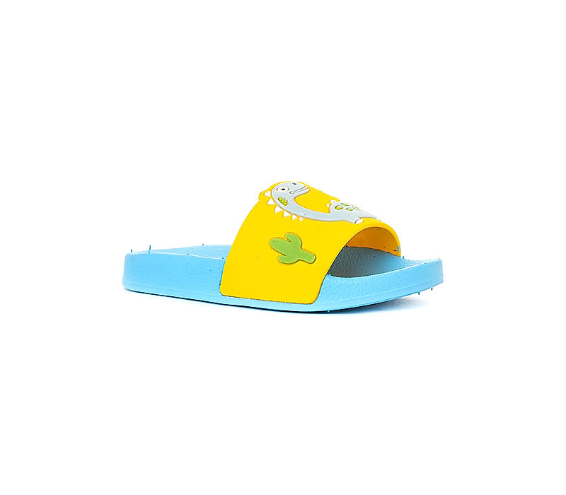 KHADIM Pedro Yellow Washable Mule Slide Slippers for Boys - 5-7.5 yrs (4132088)