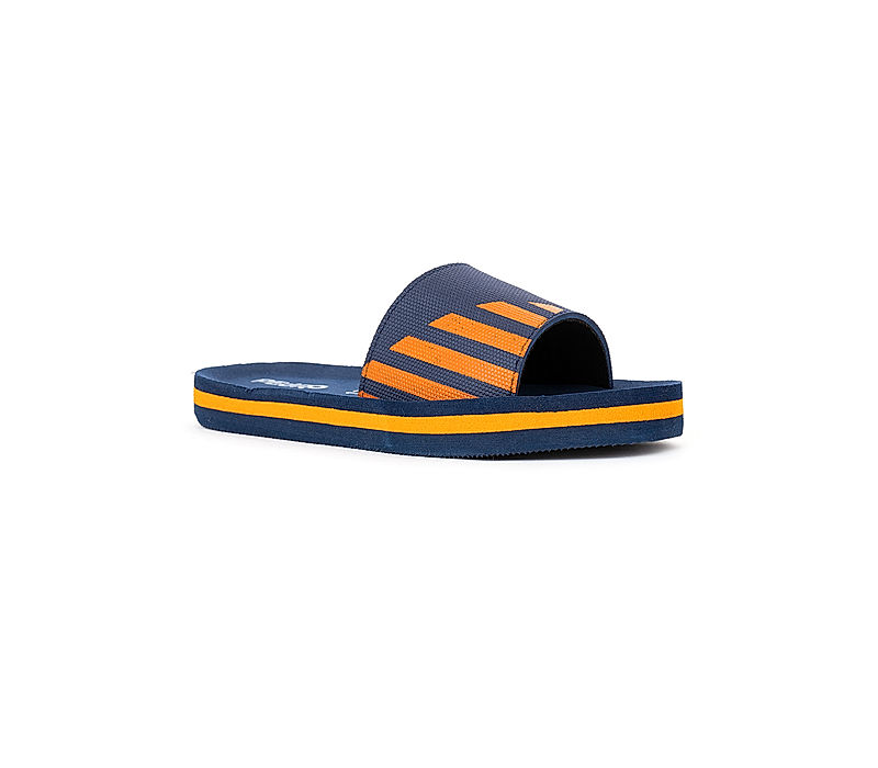 KHADIM Pedro Navy Blue Casual Mule Slide Slippers for Boys - 4-7.5 yrs (4721839)