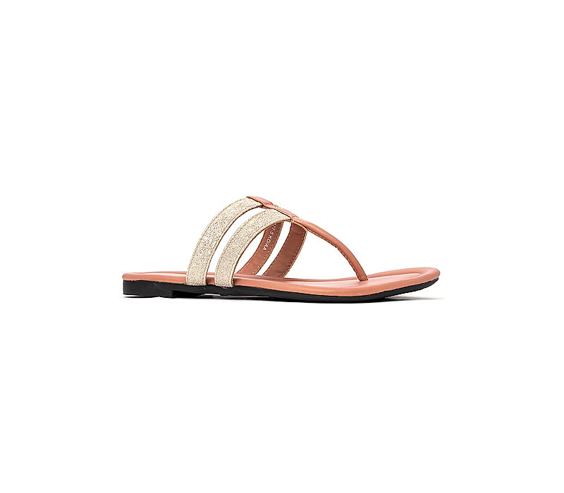 KHADIM Pink Flat Slip On Sandal for Women (4772145)