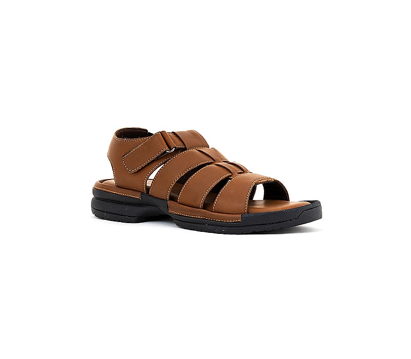 KHADIM Softouch Brown Casual Roman Sandal for Men (9466343)
