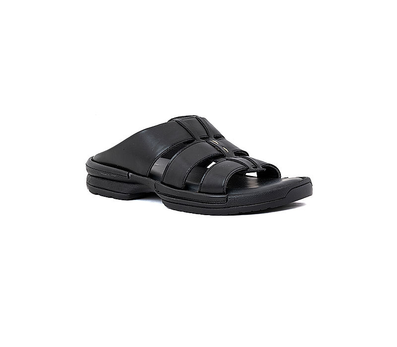 KHADIM Softouch Black Casual Mule Slip On Sandal for Men (9466596)