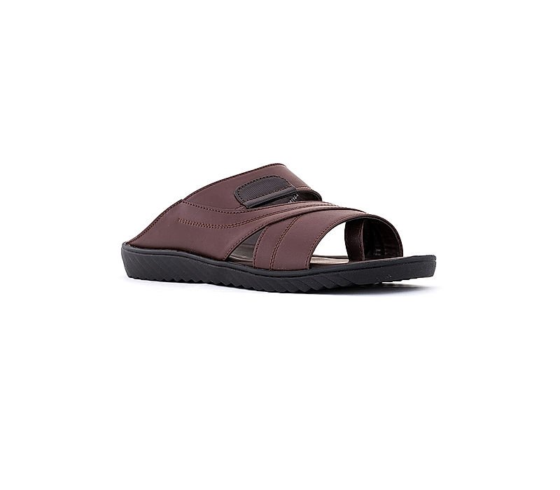 KHADIM Brown Casual Slip On Sandal for Men (1140054)