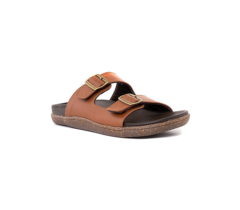 KHADIM Softouch Brown Casual Slip On Sandal for Men (1147933)